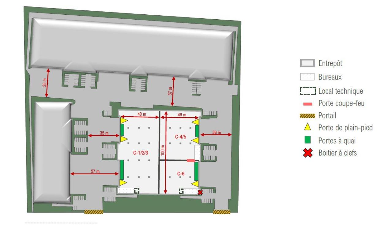 Entrepôt classe a Corbas 10135m² Location entrepôt classe a Corbas Rhône OLLOG2426728 4